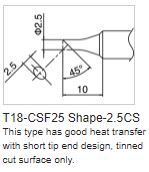 Soldering Tip Shape BC
