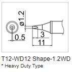 Soldering Tip Shape D T-12
