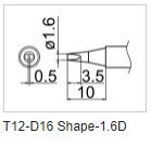 Soldering Tip Shape D T-12