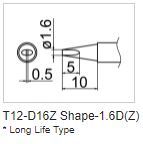 Soldering Tip Shape D T-12
