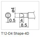 Soldering Tip Shape D T-12